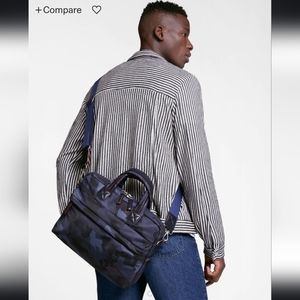 MZW Blue Camo Bleecker Slim Brief XS